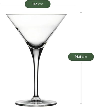 Набір келихів для Мартіні, 6 шт, 175 мл, без свинцю, придатні для миття в посудомийній машині. Келихи для Cosmopolitan, келихи для коктейлів, келихи для вечірок (люкс набір 6 шт)