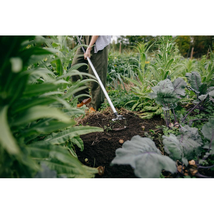 Fiskars Jäter, Length: 167.5 cm, Width: 13.5 cm, Black/Orange, Stainless Steel/Plastic, Xact, 1027042