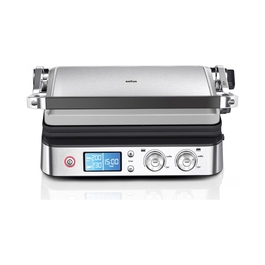 Електричний контактний гриль Braun CG9047, сріблястий/сірий, 2000 Вт