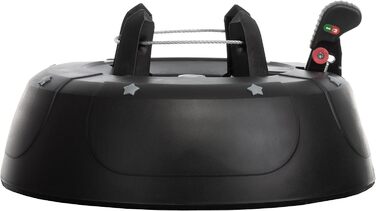 Підставка для ялинки BRANDSSELLER до 2,5 м з механізмом підйому, страхуванням та одним тросом - Зелена