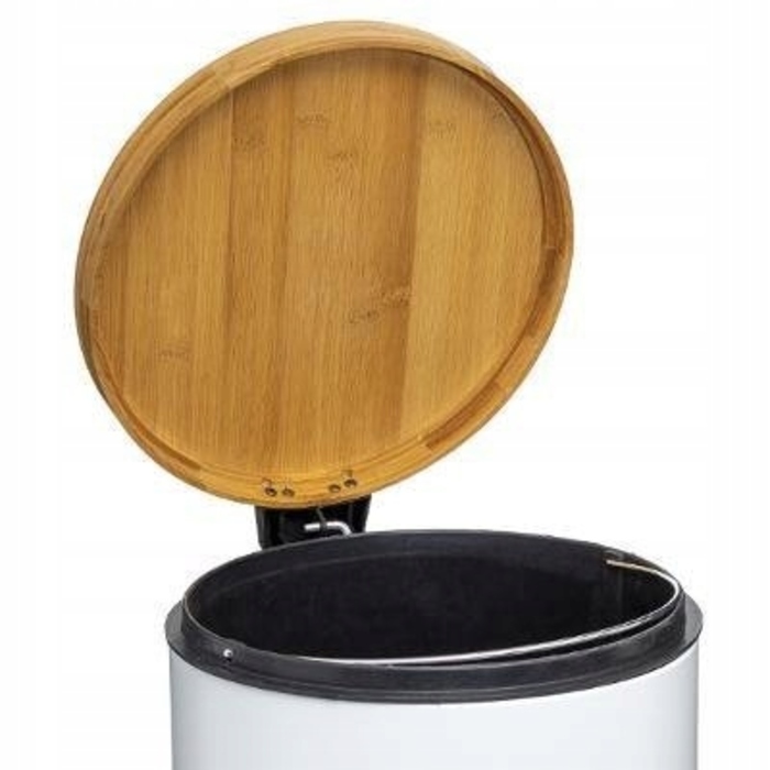 Сміттєвий кошик 5five Simply Smart Bam 30 л, білий