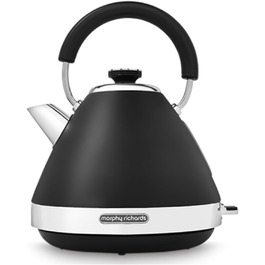 Morphy Richards Venture Pyramid Electric Kettle - Matte Black