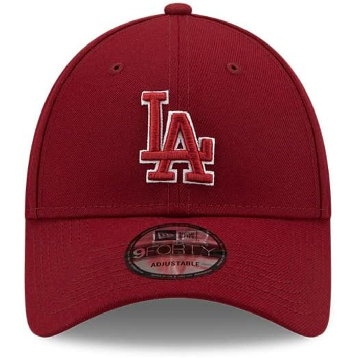 Кепка New Era MLB Los Angeles Dodgers 9Forty з логотипом Pop Outline, червона, регульована