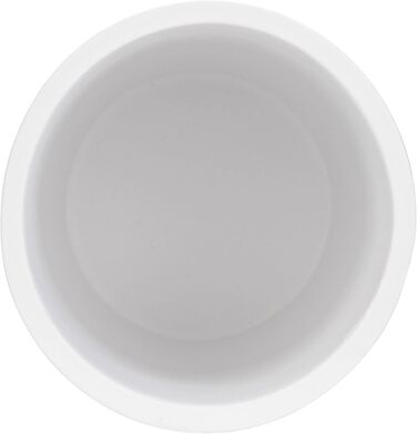 Набір для туалету KADAX: щітка для унітазу з тримачем, комплект для ванної кімнати, без свердління (круглий, білий)