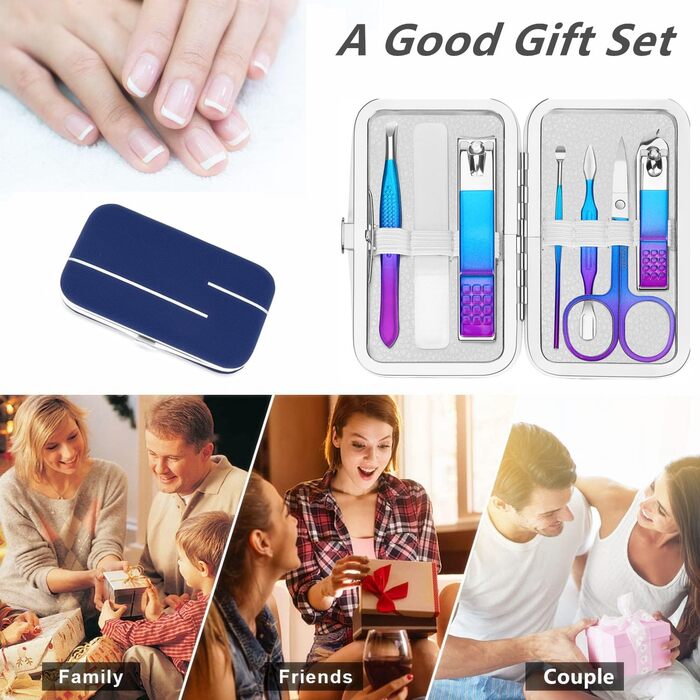 Набір для манікюру та педикюру Fenlebenil: базовий комплект для догляду за нігтями, подарунок