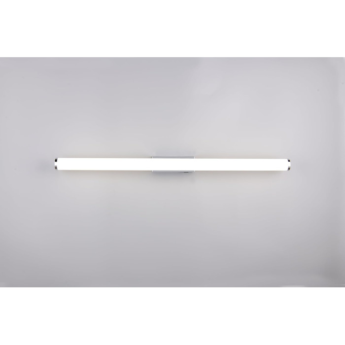Trio Leuchten LED Bathroom Wall Light Mattimo 283274106, Metal Chrome, White Plastic, 4.3 Watt LED (Width 80cm)