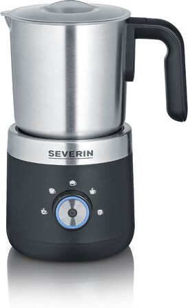 Електричний піноутворювач молока Severin SM 3590, сталевий, з батарейним живленням, 300 мл