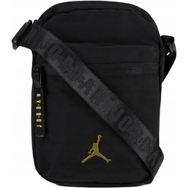 Сумка-слінг Jordan Airborne з металевим логотипом, чорна