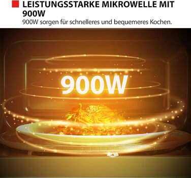 Мікрохвильова піч Toshiba MW2-MM20PF(BK) 20L, 800W, чорна | З функцією розморожування та LED-підсвічуванням