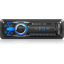 Автомагнітола Bluetooth 1 DIN MP3-плеєр для авто