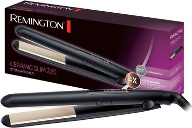 Випрямляч для волосся Remington S1510 Ceramic Slim з керамічним покриттям та технологією Turmalin (4 рівні захисту)
