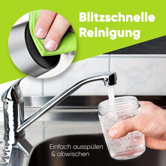 Електричні млини для солі та перцю Liebfeld (2 шт.) з датчиком нахилу - набір з нержавіючої сталі з керамічним жорном