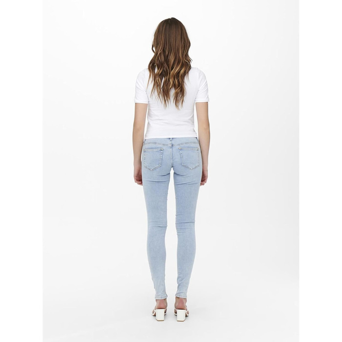 Джинси скінні жіночі ONLY CORAL, низька посадка, блакитний денім, розмір 32