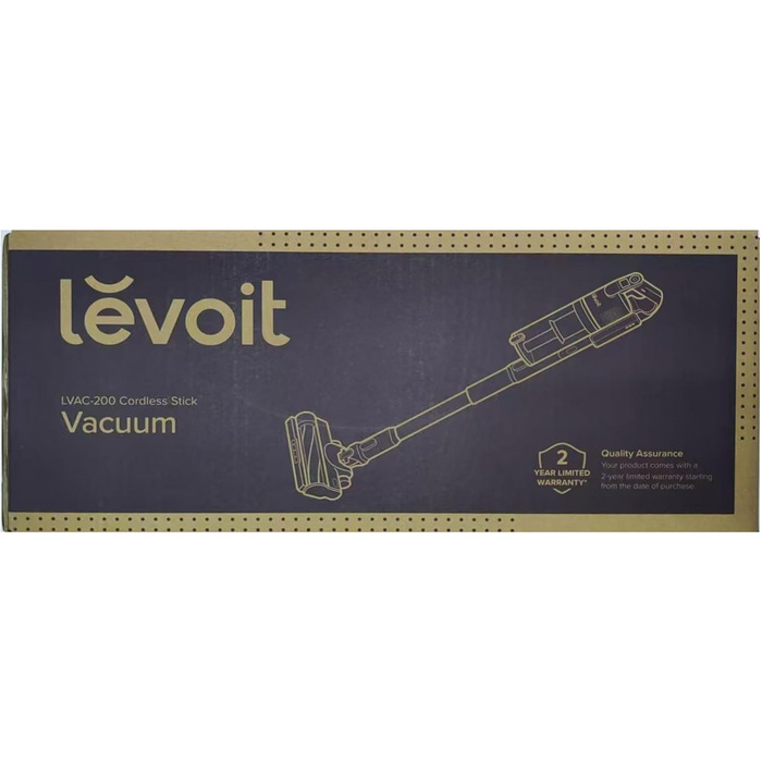 Бездротовий пилосос Levoit LVAC-200: 4-в-1, для дому та авто, фільтрація 99,9%, для тварин, килимів, твердих поверхонь