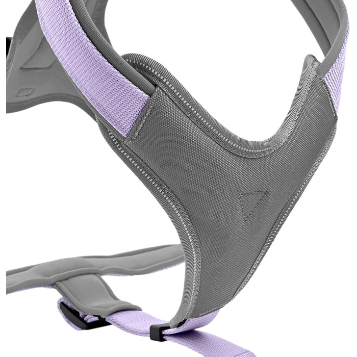 Нашийник для собак HUNTER Neopren, розмір L, лавандово-сірий, з неопрену, світловідбиваючий, комфортний