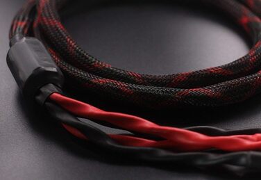 Акустичний кабель KK Cable k4B-2B Bi-Wire для колонок, 2.5 м, 1 пара (12 бананових роз'ємів), чорний, FCC-сертифікований, для зовнішнього використання