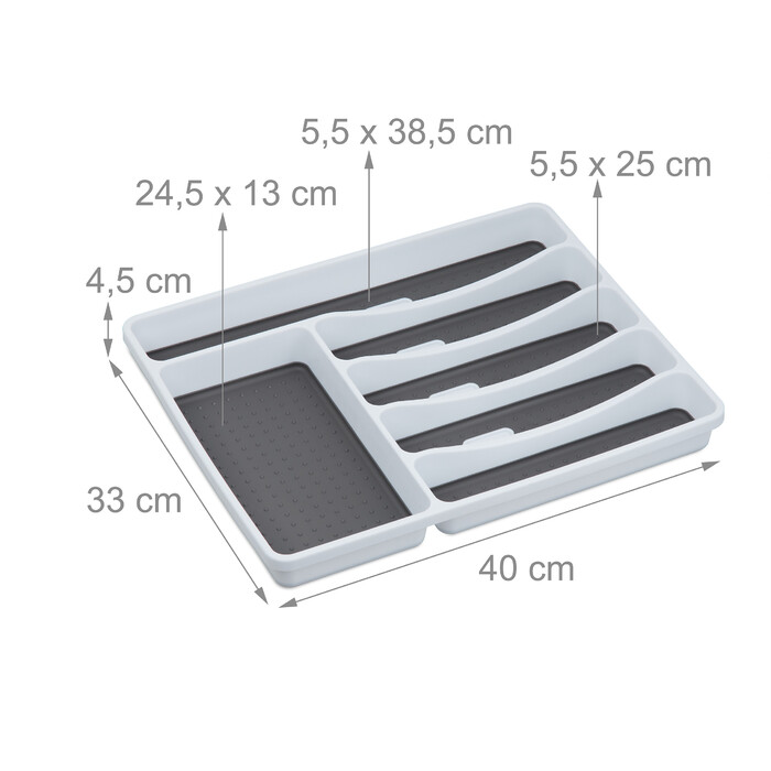 Relaxdays Cutlery Box for Drawers