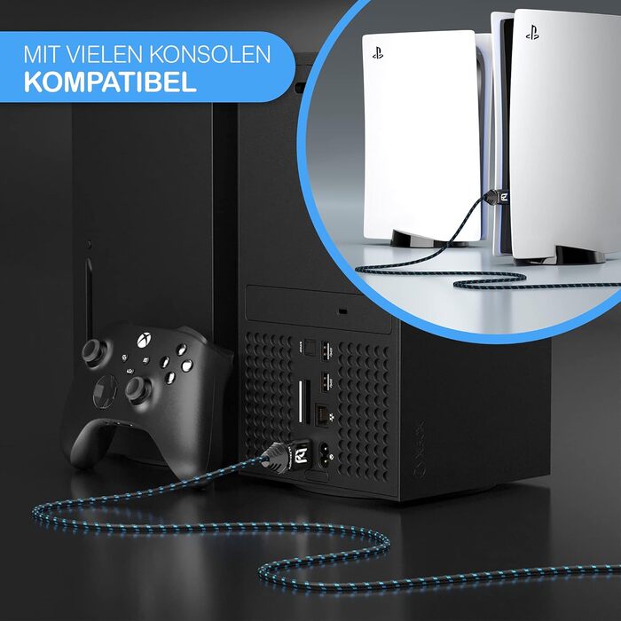 HDMI-кабель 8K Ultra HD 5 метрів, 48 Gbps, 2.1, HDR10+, eARC, DTS:X, HDCP 2.2/2.3, Premium