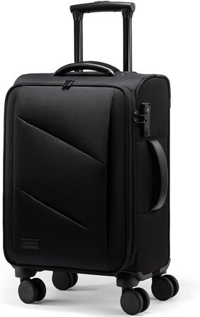 LOVEVOOK Рюкзак ручної поклажі 30-40L, розширюваний, для ноутбука 17 дюймів, чорний, антикрадійний, для подорожей