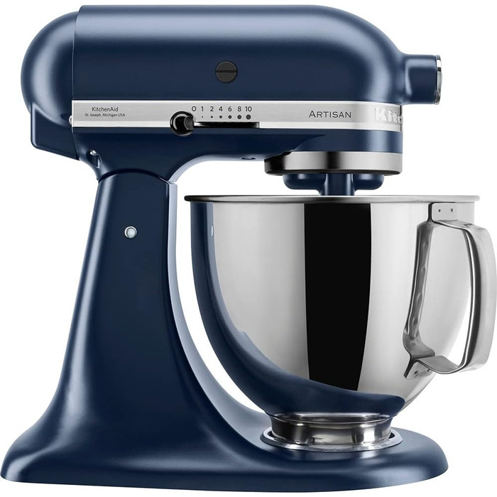 Кухонний комбайн KitchenAid Artisan - 4.8 л, блакитний, з 5 насадками