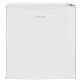 Міні-холодильник Bomann 42 літри | Холодильник для офісу, кемпінгу та геймінгу | Тихий (39 dB) | Minibar з можливістю зміни напрямку відкривання дверцят | 51x45x45 см | KB 7346 білий