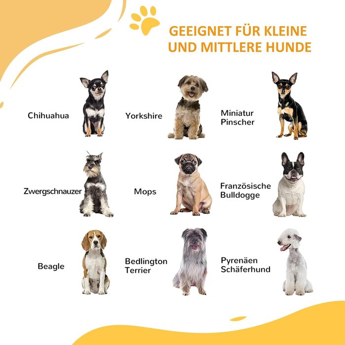 Захист для сходів PawHut - ґратка для собак з автоматичним закриттям, 74-100 см, для собак середніх та малих порід, білий