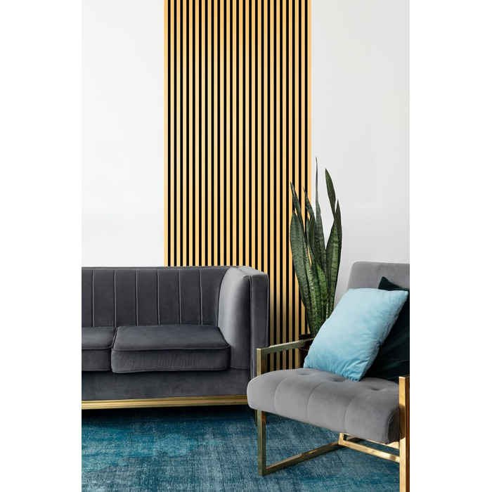 Акустичні настінні панелі з фетру (набір 2 шт.), 275х54 см (1,485 м²), Limited Edition — декоративне оздоблення стін