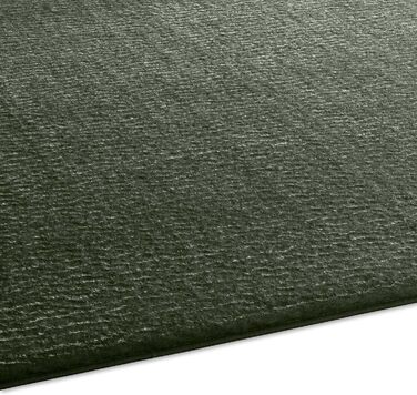 Килимок для ванної Taracarpet Fiona, 50x80 см, темно-зелений, антиковзаючий, миючий, для ванної кімнати