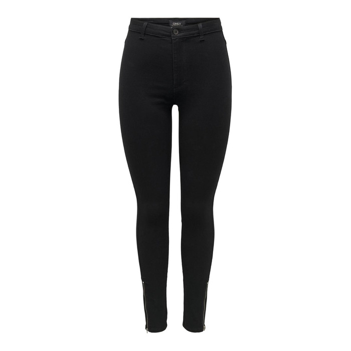 Жіночі скінні джинси ONLY XXL (32L) чорні, вузькі джинси високої якості