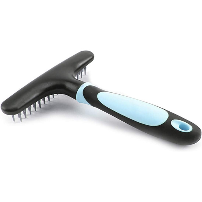 PETCUTE Щітка для собак - для підшерстка, вичісування шерсті, синя