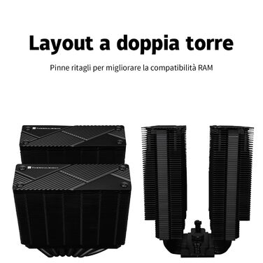 TR Phantom Spirit 120 EVO: Повітряний кулер для CPU з цифровим дисплеєм, 7 теплових трубок, сумісний з AM4/AM5/Intel lga1851/1700/1150/1151/1200/2011