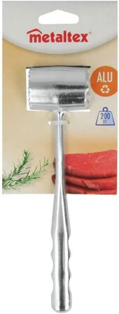 Металекс 255900010 М'ясний молоток 160 г / 20 см, алюмінієвий лит, алюміній