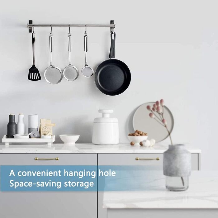 Набір з 3 шт. кельїв для зняття піни з нержавіючої сталі, високоякісні, фільтрувальні ложки, сито з дрібною сіткою, набір для кухні, 3 розміри, для зняття жиру та піни