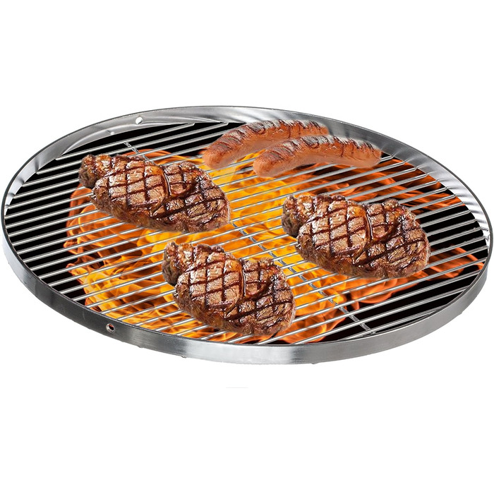 Stainless Steel Grill Grid Swivel Grill Suitable - Stainless Steel 18/0 ASI 430 Nickel-Free - Ø 80 cm