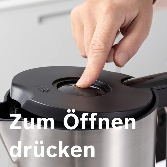 Bosch Kettle Styline TWK8614P, automatic shut-off, overheat protection, temperature selection, keep-warm function, 1.5 L, 2400 W, red