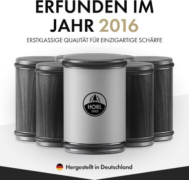HORL Точилка для ножів 2-в-1 - професійний шліфувальник для кухонних ножів з кутом 15/20 градусів - для гострих лез