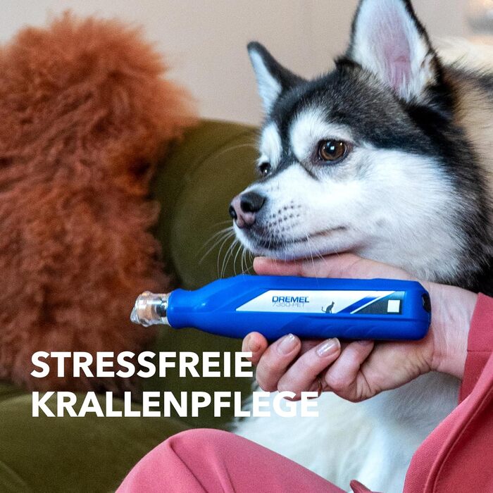 Dremel 7350 - Шліфувальний інструмент для догляду за кігтями домашніх тварин (собаки, коти)