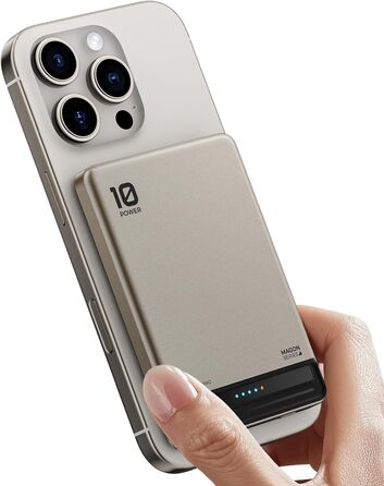 Power Bank Kuulaa Ultra Slim Magsafe 10000mAh з USB-C 20W PD, бездротова зарядка для iPhone 16/15/14/13/12