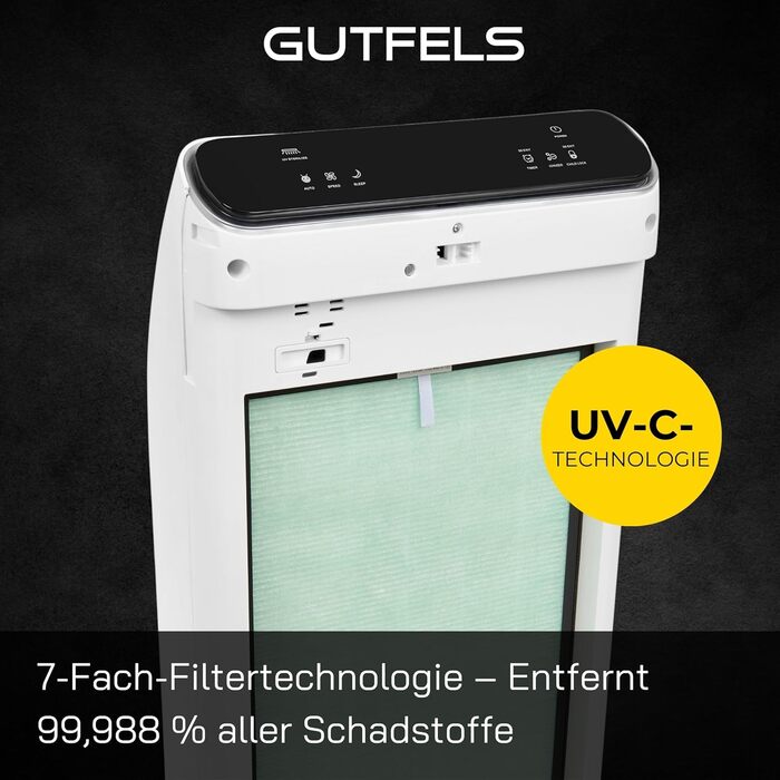 Повітряочисник та зволожувач повітря 2-в-1, 4-ступенева фільтрація, HEPA-11, бак для води, пульт ДУ, для приміщень 60-70 м², (LR 67014 we)