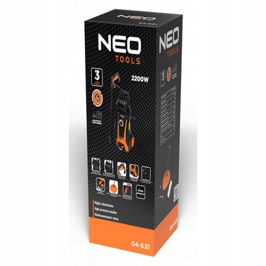 Мийка високого тиску NEO TOOLS 04-631, 2200 Вт, 165 бар + аксесуари