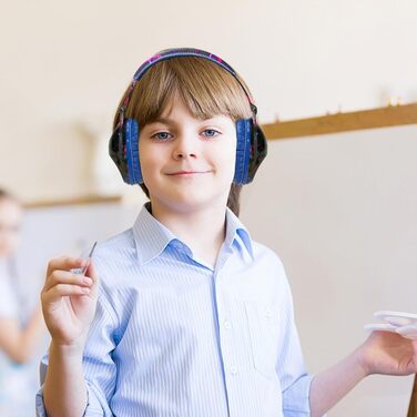 Дитячий захист вух: шумопоглинаючі навушники для дітей з аутизмом, ідеальні для феєрверків та концертів, SNR 28 dB, 3100-6