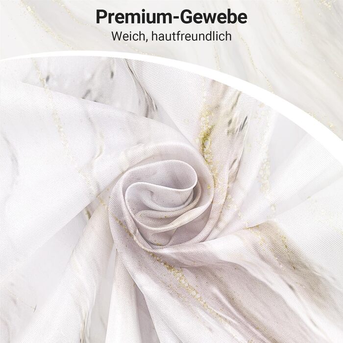 Штора для ванної кімнати 180x200 см з антигрибковим покриттям, водовідштовхувальна, поліестер, з кільцями (Phnom Penh Сірий мармур)