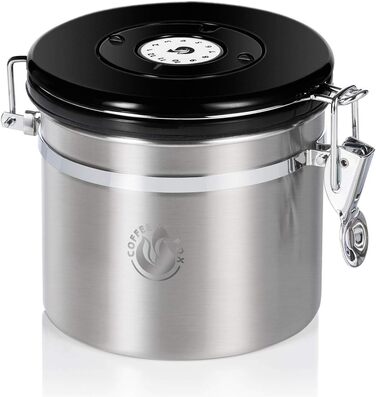 Контейнер для кави та чаю Vakuum з герметичним кришкою, 1900 мл / 900 мл