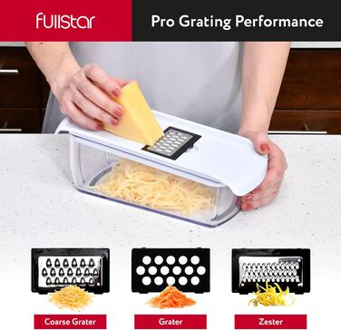 Многофункціональний овочевий слайсер-млинчик 12-в-1 PRO: слайсер для овочів, фруктів, сиру, цибулі, огірків, картоплі, слайсер для жульєну