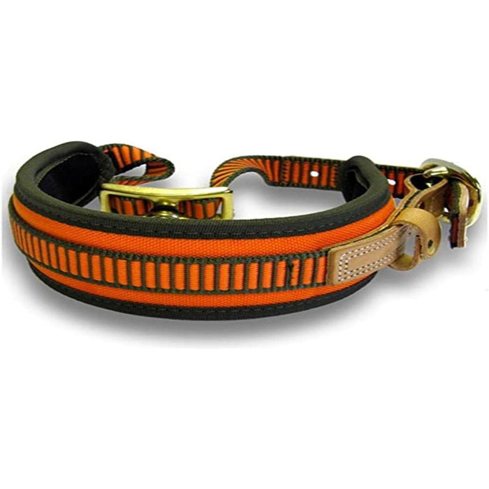 Нашийник для собак Niggeloh Schweißhalsung, оранжево-оливковий (S)