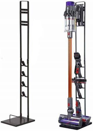 Підставка Wessper для пилососів Dyson – металева підставка-тримач для V6, V7, V8, V10, V11, V12, V15, Gen5, Slim, DC30, DC31, DC34, DC35, DC58, DC59 – аксесуар для зберігання, стабільна та економна