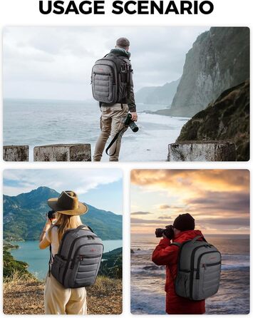 Bagsmart Рюкзак для фотоапарата та ноутбука 15.6