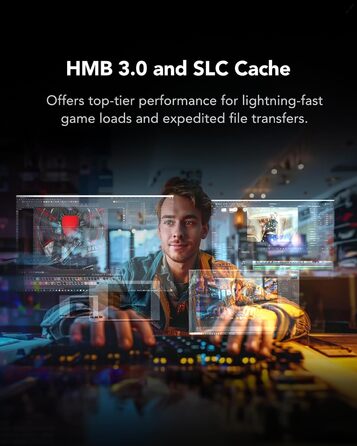 Lexar Thor Pro 1TB SSD: Швидкий M.2 NVMe накопичувач PCIe Gen4 для PS5, ноутбуків та ПК