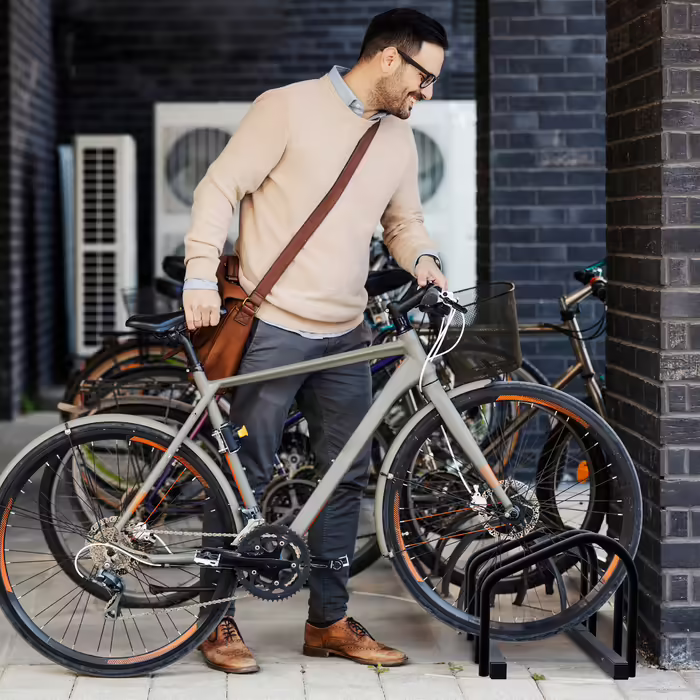 Relaxdays Bicycle Stand for 2 Bikes