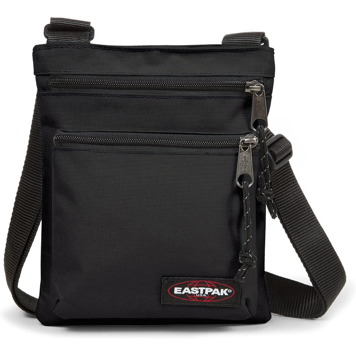 Сумка на плече EASTPAK RUSHER, 122 см, 11.8 л, чорна